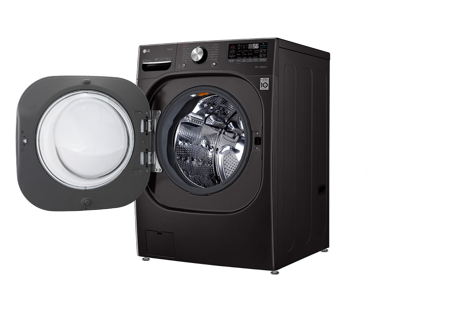 LG 5.8 cu.ft. Mega Capacity AI Front Load ThinQ® Washer, WM4500HBA_WD100CB