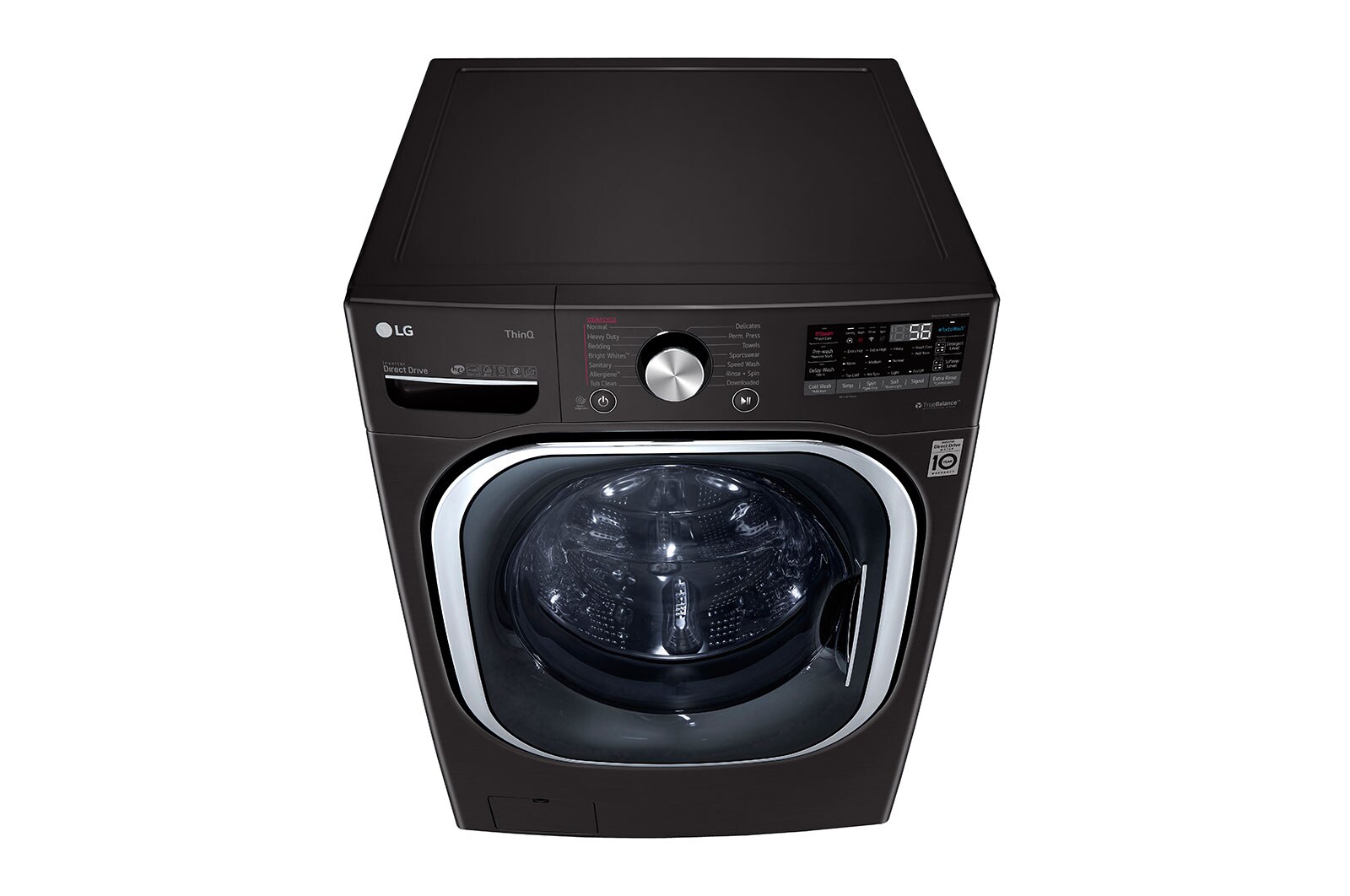 LG 5.8 cu.ft. Mega Capacity AI Front Load ThinQ® Washer, WM4500HBA_WD100CB