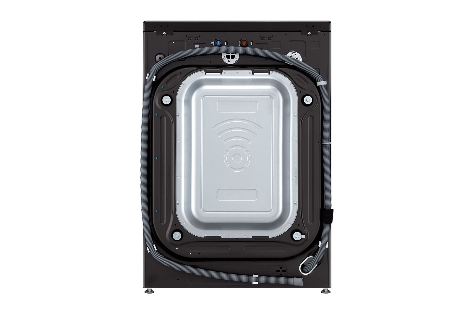 LG 5.8 cu.ft. Mega Capacity AI Front Load ThinQ® Washer, WM4500HBA_WD100CB