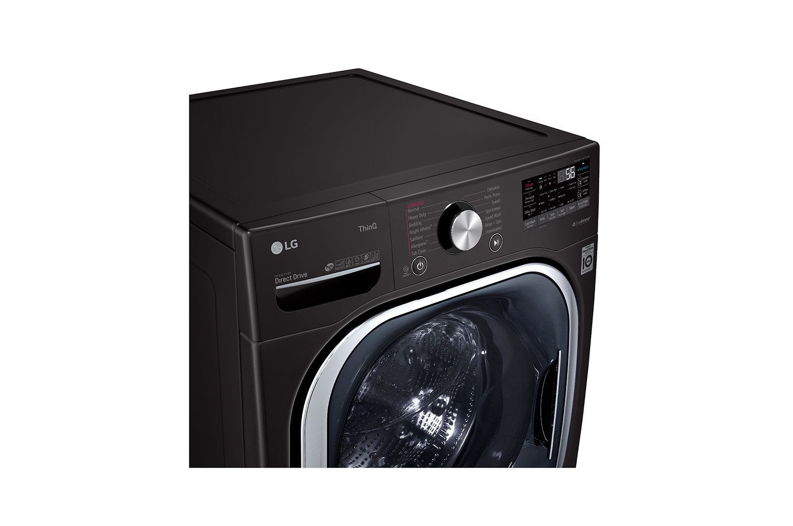 LG 5.8 cu.ft. Mega Capacity AI Front Load ThinQ® Washer, WM4500HBA_WD100CB