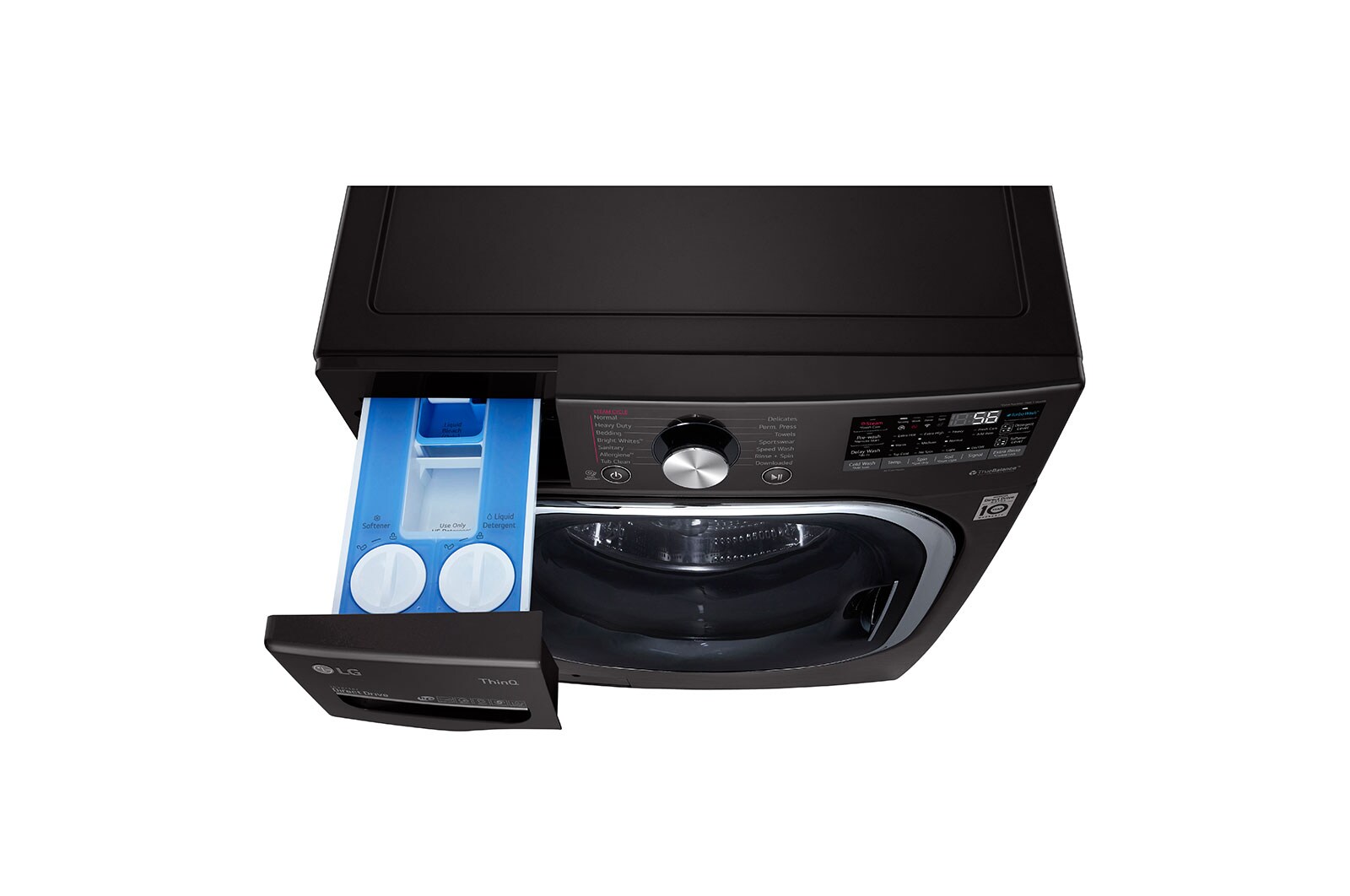 LG 5.8 cu.ft. Mega Capacity AI Front Load ThinQ® Washer, WM4500HBA_WD100CB