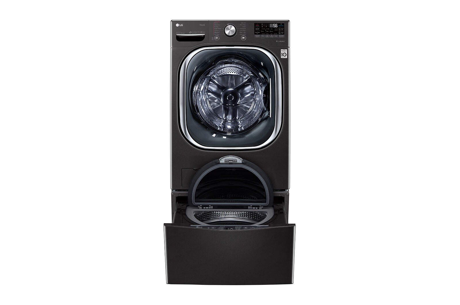 LG 5.8 cu.ft. Mega Capacity AI Front Load ThinQ® Washer, WM4500HBA_WD100CB
