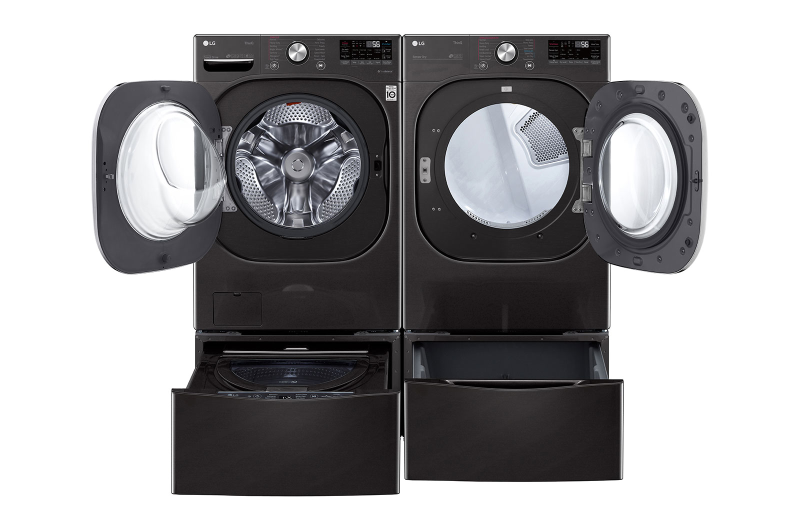 LG 5.8 cu.ft. Mega Capacity AI Front Load ThinQ® Washer, WM4500HBA_WD100CB