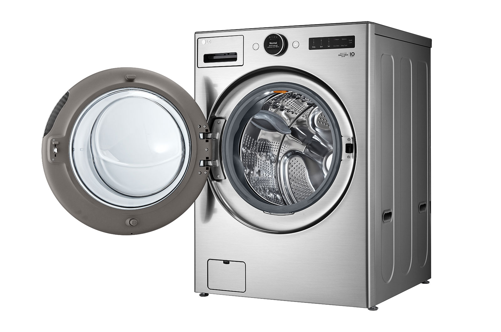 LG 5.2 cu. ft. Capacity Smart Front Load ENERGY STAR<sup>®</sup> Washer with TurboWash<sup>®</sup> 360° and AI DD<sup>®</sup> Built-In Intelligence, WM5500HVA