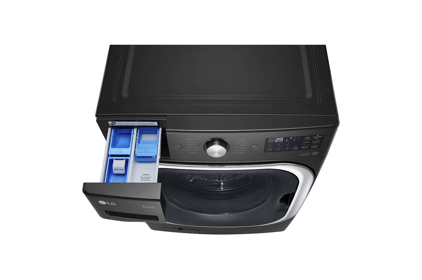 LG 6.0 cu. ft. Mega Capacity Smart wi-fi Enabled Front Load Washer with TurboWash<sup>®</sup> and Built-In Intelligence, WM8900HBA