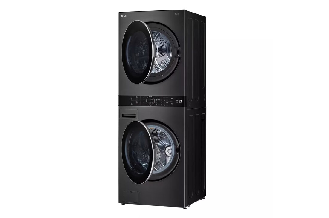 LG WashTower<sup>®</sup> with DirectDrive<sup>®</sup>Heat Pump Dryer, 5.8 cu.ft. Washer, 7.8 cu.ft. Dryer, WKHC252HBA
