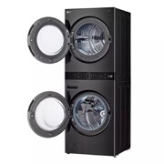 LG WashTower™ with DirectDrive® Heat Pump Dryer, 5.8 cu.ft. Washer, 7.8 cu.ft. Dryer, WKHC252HBA