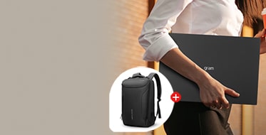 Save up to $300 on Select LG gram + FREE Backpack