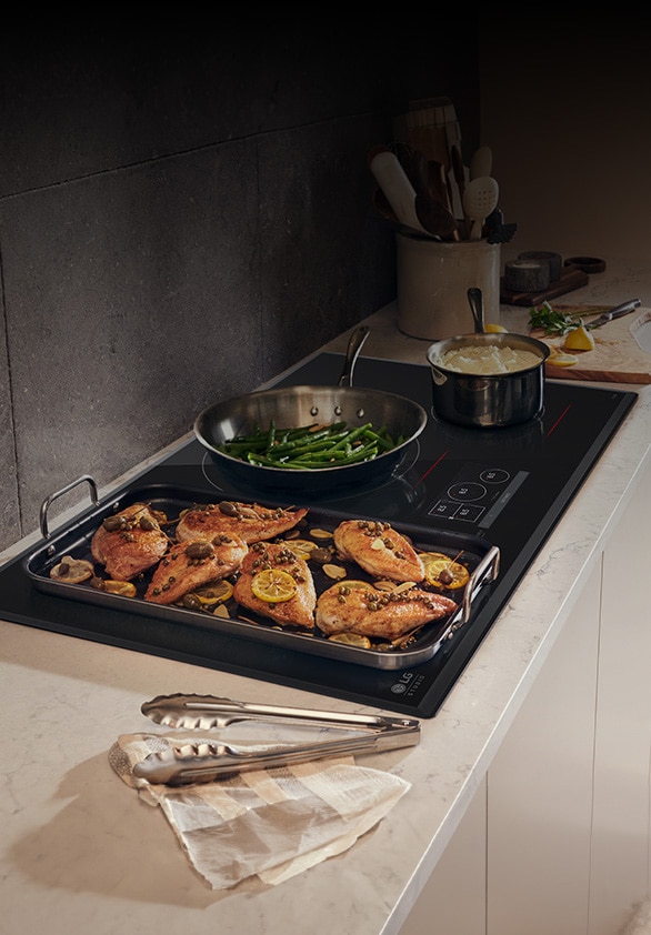 5 Cooktop Burners