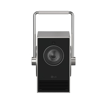 front view with handle and lens