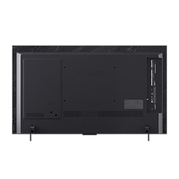 Vue arrière du téléviseur Smart TV LG OLED evo AI C5 4K.
