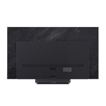Vue arrière du téléviseur Smart TV LG OLED evo AI C5 4K.