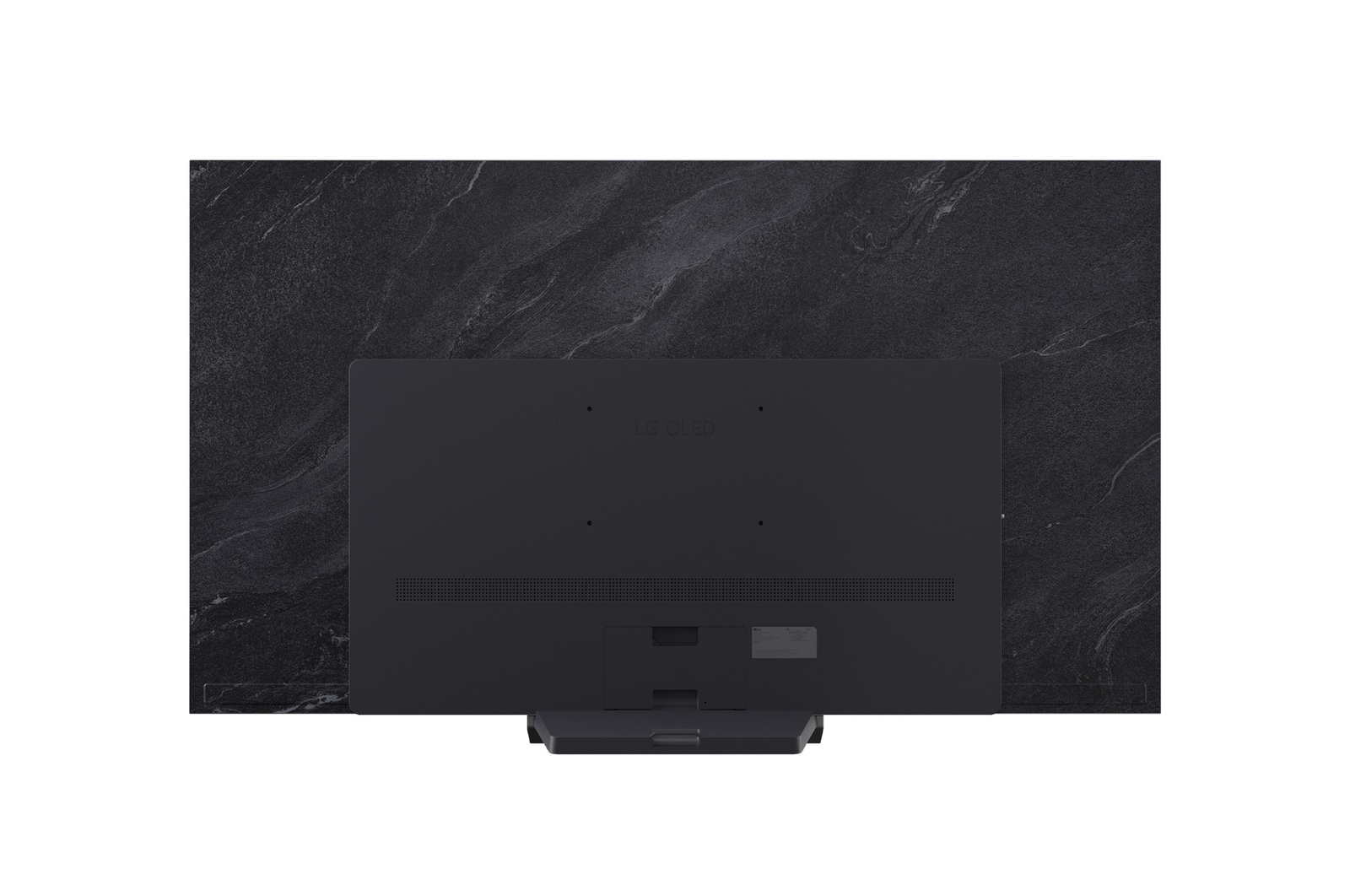 Vue arrière du téléviseur Smart TV LG OLED evo AI C5 4K.