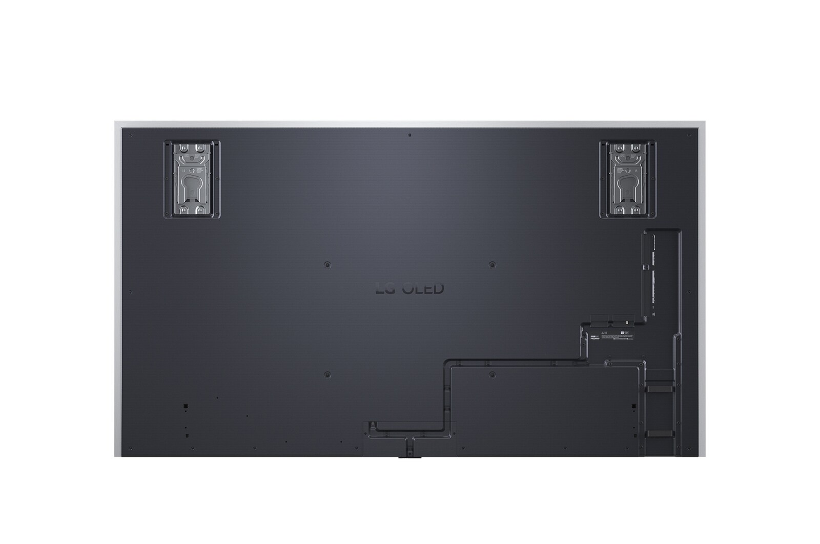 Vue arrière du téléviseur Smart TV LG OLED evo AI G5 4K.