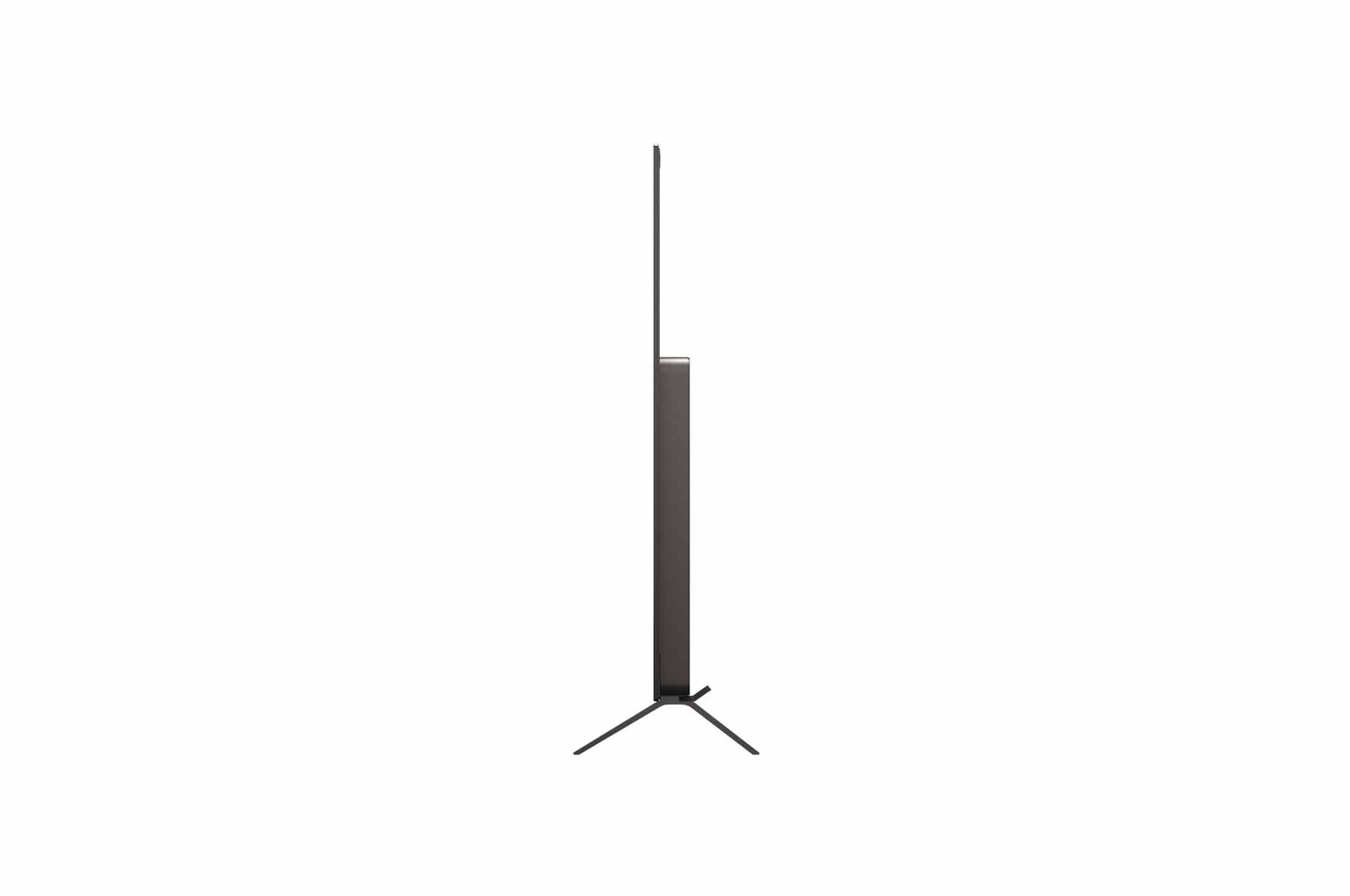Vue latérale du téléviseur Smart LG OLED IA B5 4K.