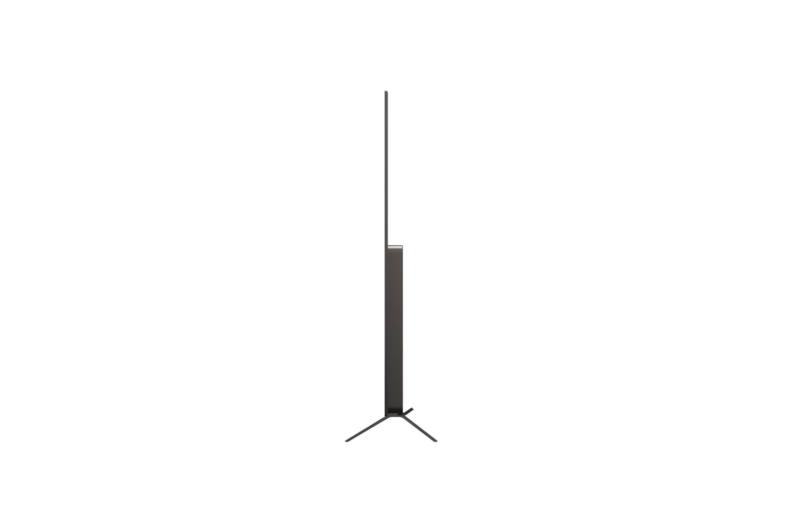 Vue latérale du téléviseur Smart LG OLED AI B5 4K.