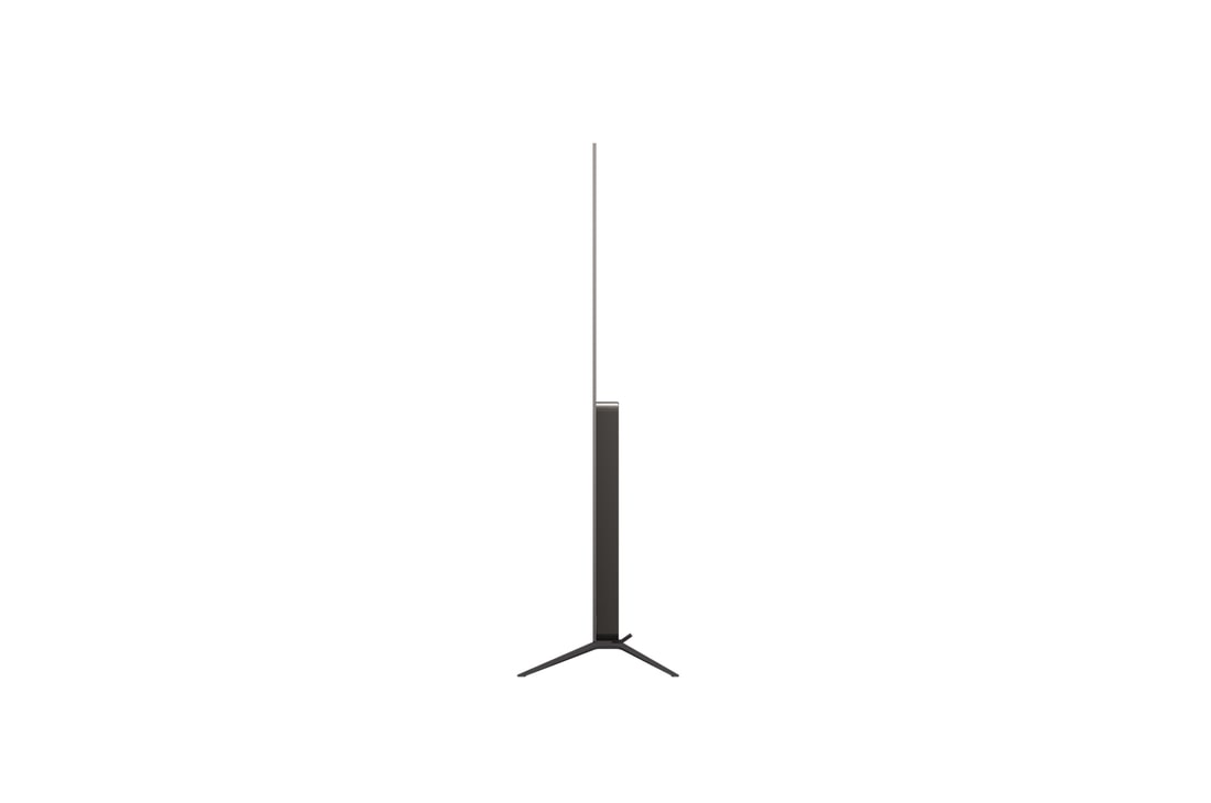 Vue latérale du téléviseur Smart LG OLED AI B5 4K.