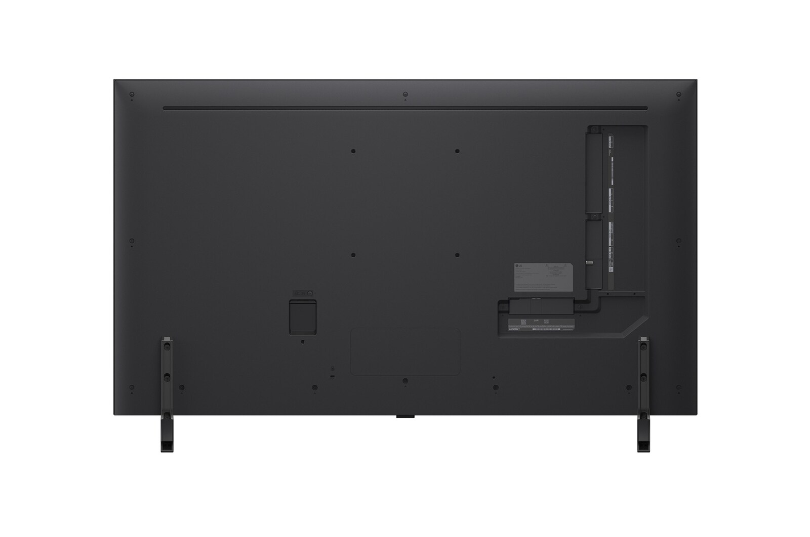Vue arrière du LG QNED evo QNED85 TV