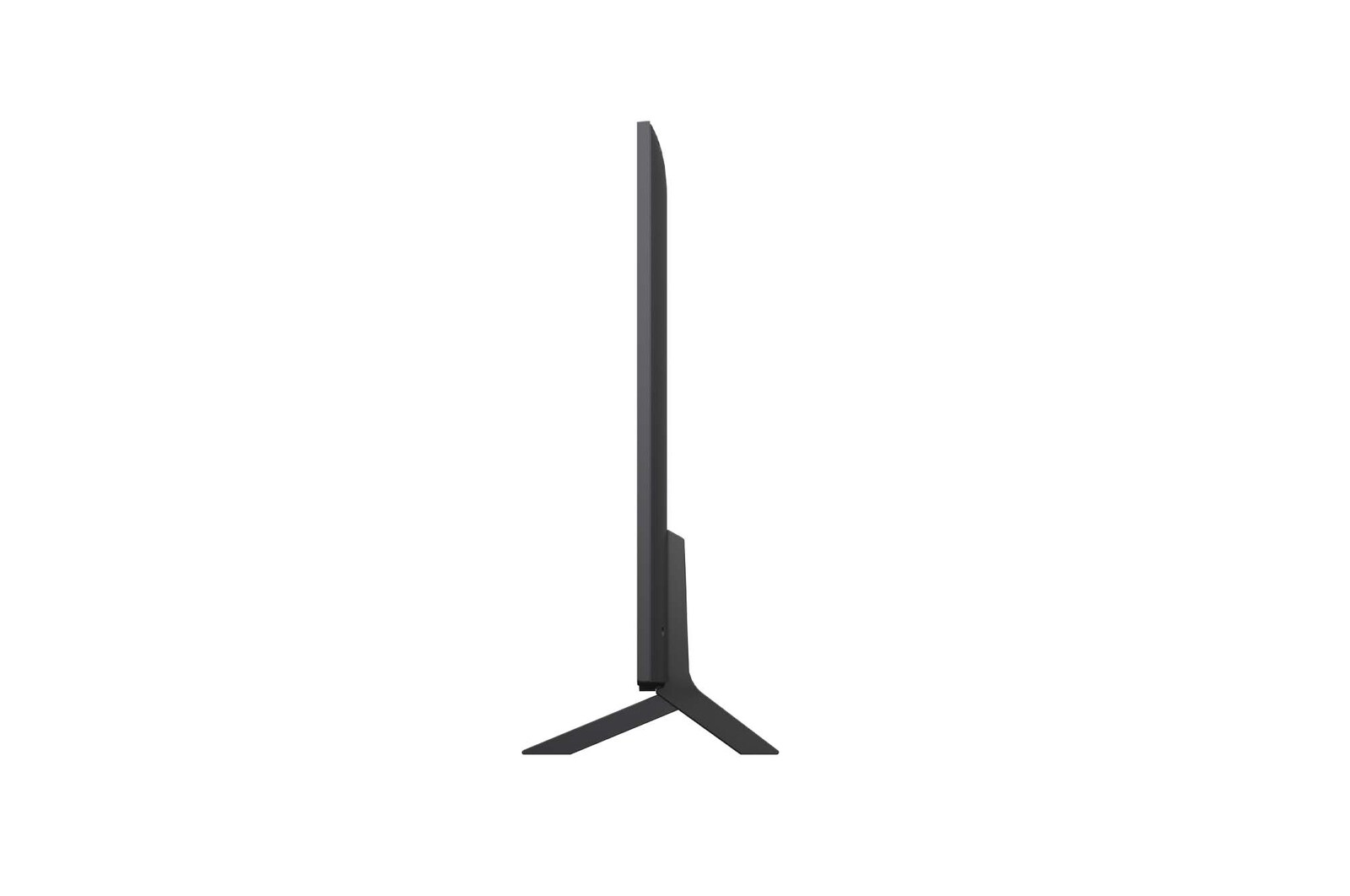 Vue latérale gauche du téléviseur LG QNED80 TV 