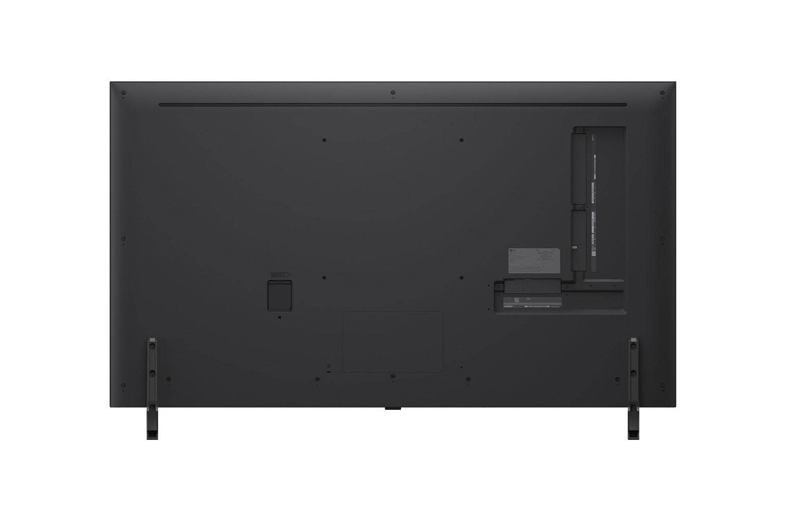 Vue arrière du LG QNED80 TV