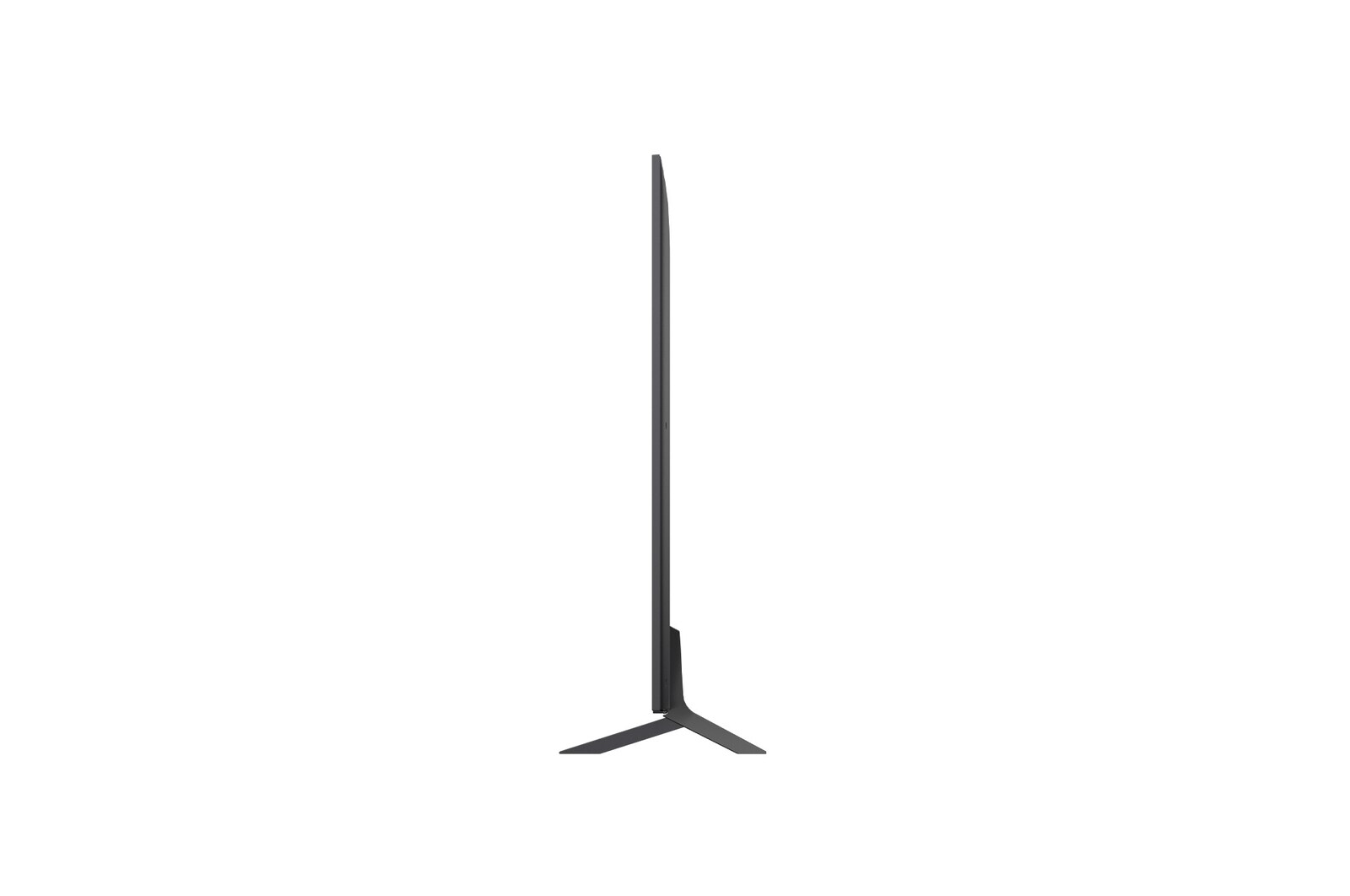 Vue latérale gauche du téléviseur LG QNED80 TV 