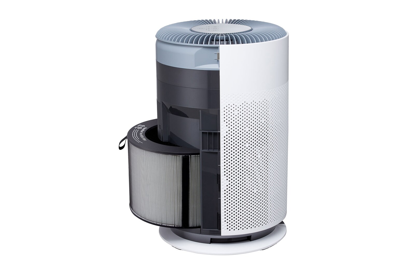 Couvercle latéral Ouvrir le filtre Retirer