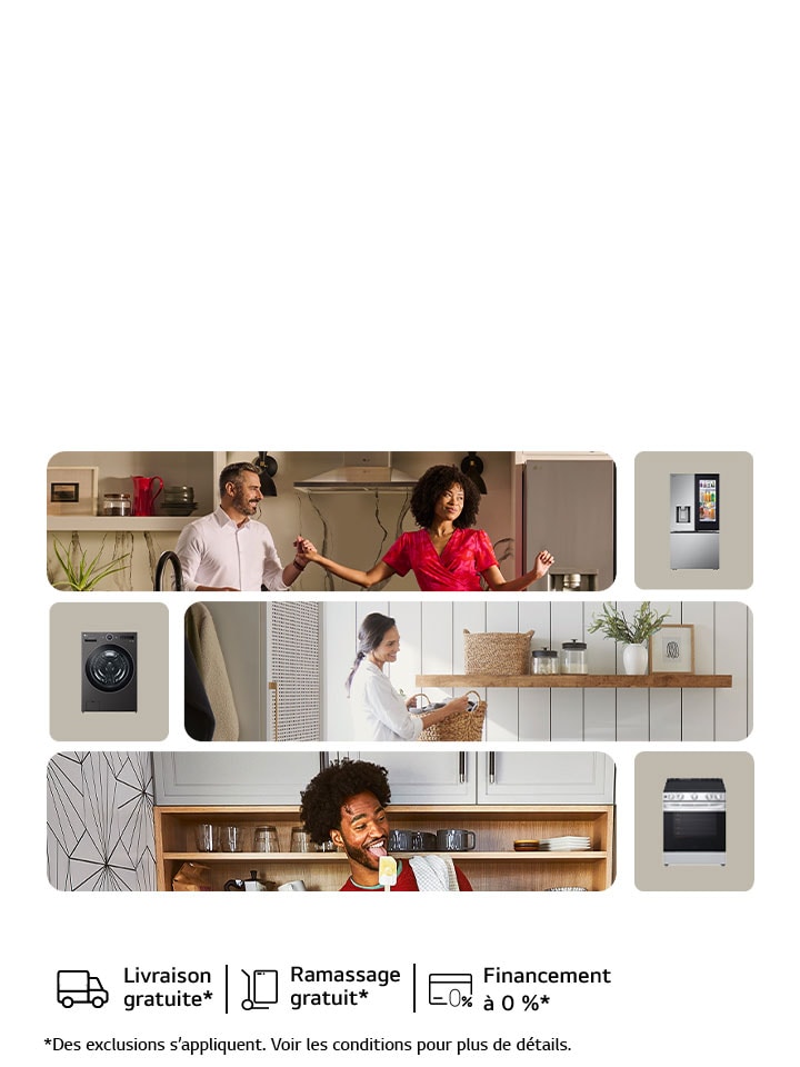 Achetez et économisez plus sur les appareils de LG sélectionnés