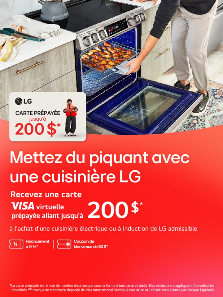 Recevez une carte Visa virtuelle prépayée allant jusqu’à 200 $*