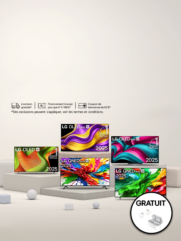 Vente éclair du week-end : TV + écouteurs offerts