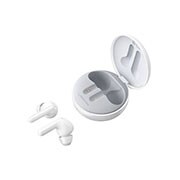 LG Véritables écouteurs sans fil LG TONE Free HBS-FN6 avec technologie Meridian Audio et boîtier de recharge UVnano , HBS-FN6