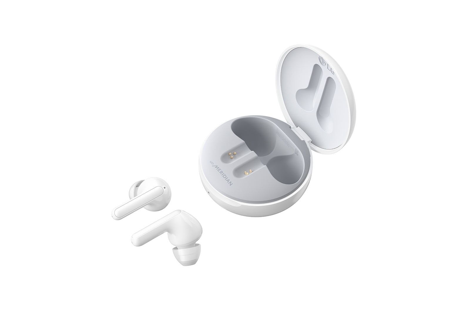 LG Véritables écouteurs sans fil LG TONE Free HBS-FN6 avec technologie Meridian Audio et boîtier de recharge UVnano , HBS-FN6