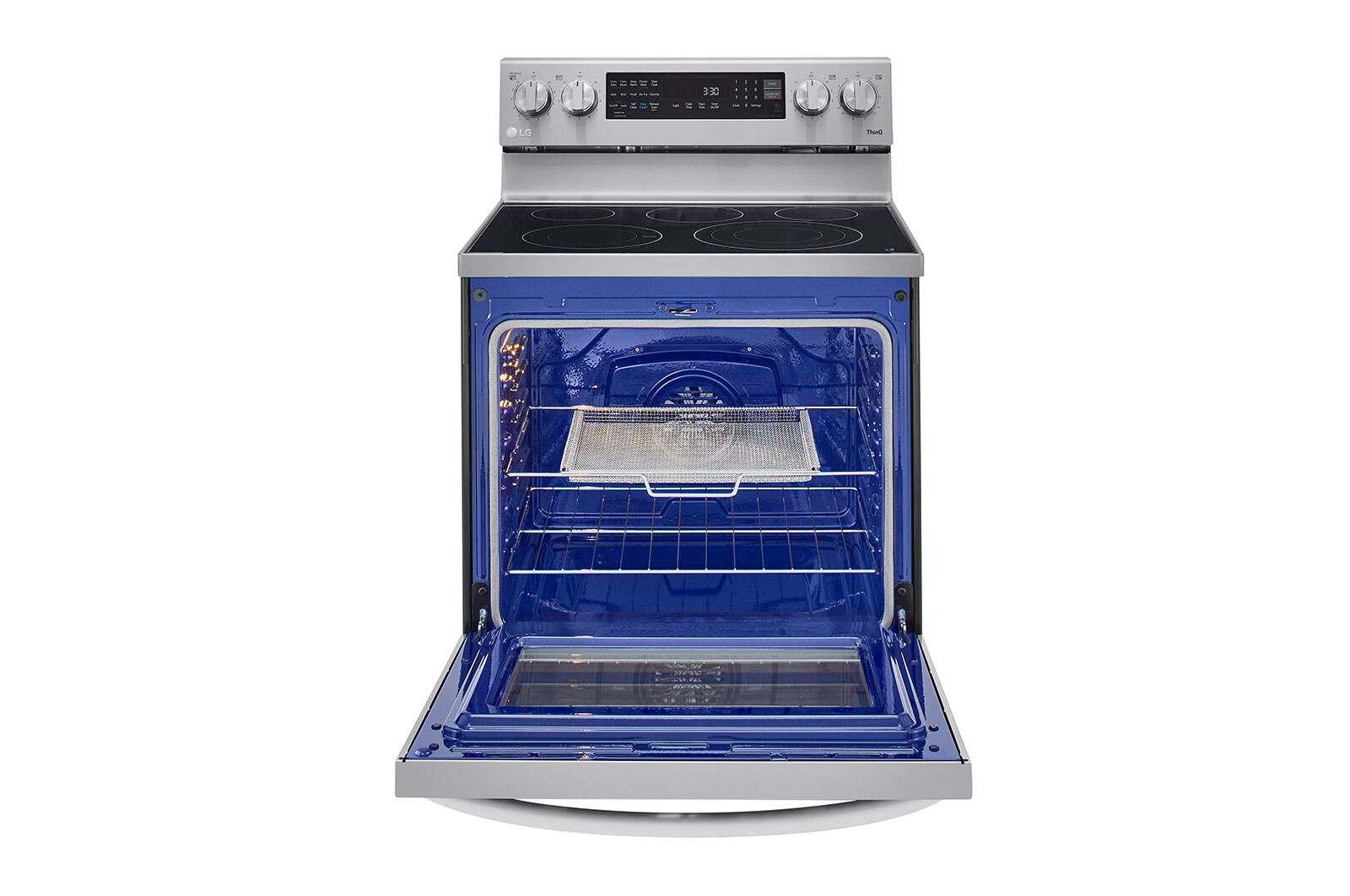 LG Cuisinière électrique InstaView ThinQ<sup>MD</sup> de 6,3 pi³ dotée de la technologie, LREL6325F
