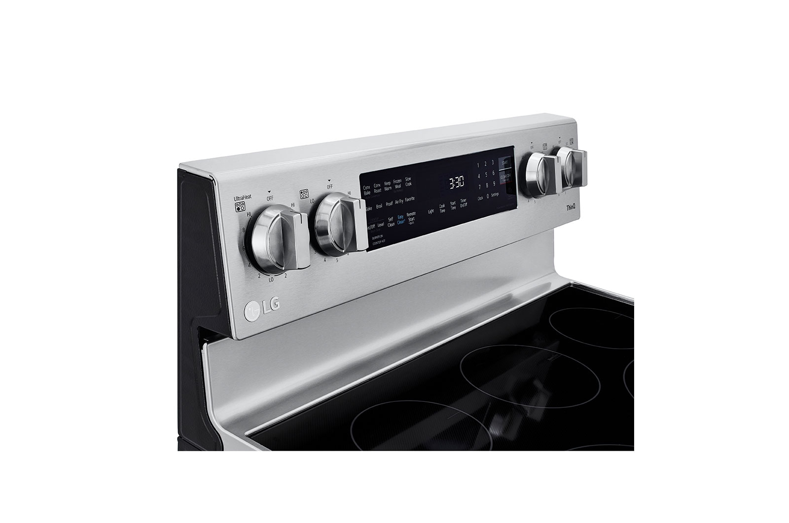 LG Cuisinière électrique InstaView ThinQ<sup>MD</sup> de 6,3 pi³ dotée de la technologie, LREL6325F