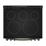 LG Cuisinière encastrable électrique intelligente de 6,3 pi³ en acier inoxydable noir équipé du Wi-Fi, d’une convection par ventilateur et de la technologie Air Fry et EasyClean<sup>MD</sup>., LSEL6333D
