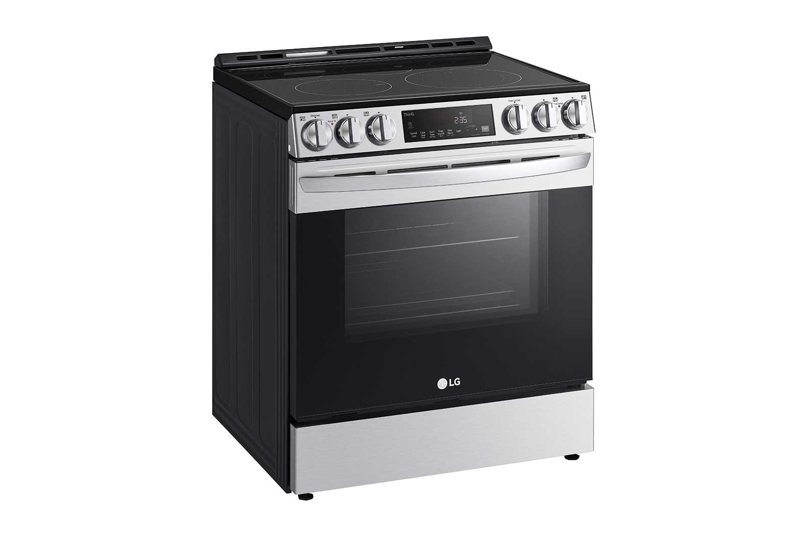 LG Cuisinière encastrable électrique intelligente de 6,3 pi³ en acier inoxydable équipé du Wi-Fi, d’une convection par ventilateur et de la technologie Air Fry et EasyClean<sup>MD</sup>., LSEL6333F