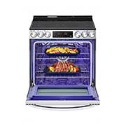 LG Cuisinière encastrable électrique intelligente de 6,3 pi³ en acier inoxydable équipé du Wi-Fi, d’une convection par ventilateur et de la technologie Air Fry et EasyClean<sup>MD</sup>., LSEL6333F
