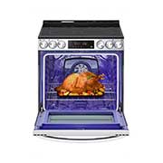 LG Cuisinière encastrable électrique intelligente de 6,3 pi³ en acier inoxydable équipé du Wi-Fi, d’une convection par ventilateur et de la technologie Air Fry et EasyClean<sup>MD</sup>., LSEL6333F
