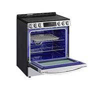 LG Cuisinière encastrable électrique intelligente de 6,3 pi³ en acier inoxydable équipé du Wi-Fi, d’une convection par ventilateur et de la technologie Air Fry et EasyClean<sup>MD</sup>., LSEL6333F