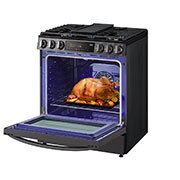 LG Cuisinière au gaz intelligente encastrable de 6,3 pi³ avec Wi-Fi, technologie ProBake Convection<sup>MD</sup>, InstaView<sup>MC</sup> et AirFry, LSGL6335D