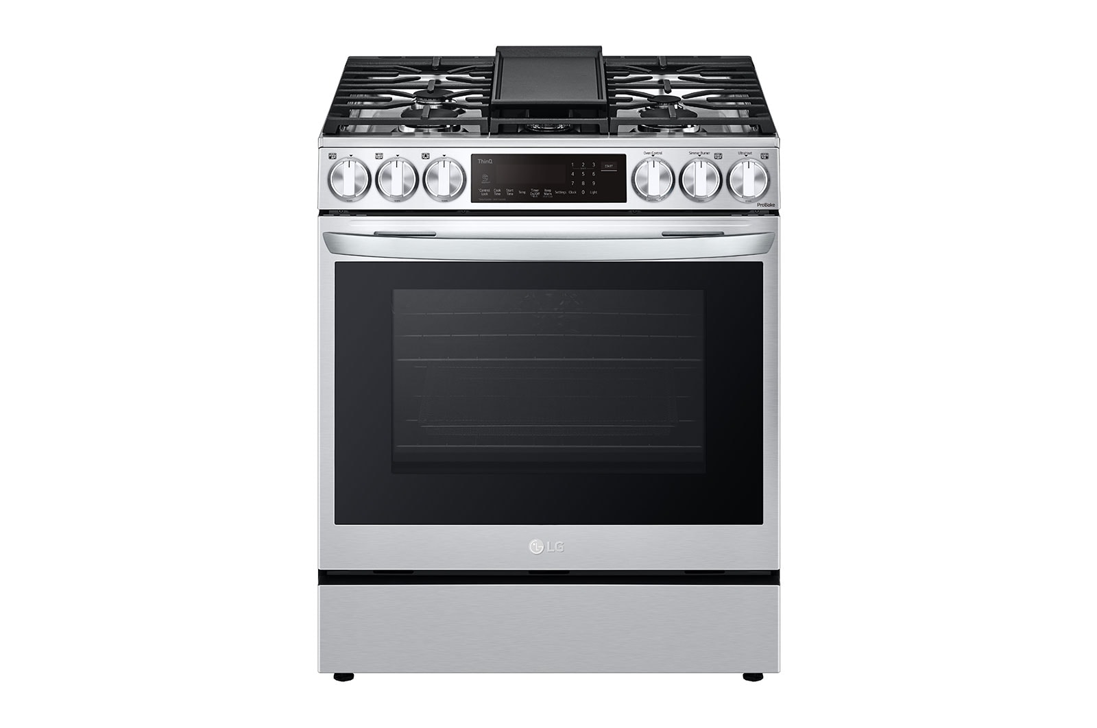 LG Cuisinière au gaz intelligente encastrable de 6,3 pi³ avec Wi-Fi, technologie ProBake Convection<sup>MD</sup>, InstaView<sup>MC</sup> et Air Fry, LSGL6335F