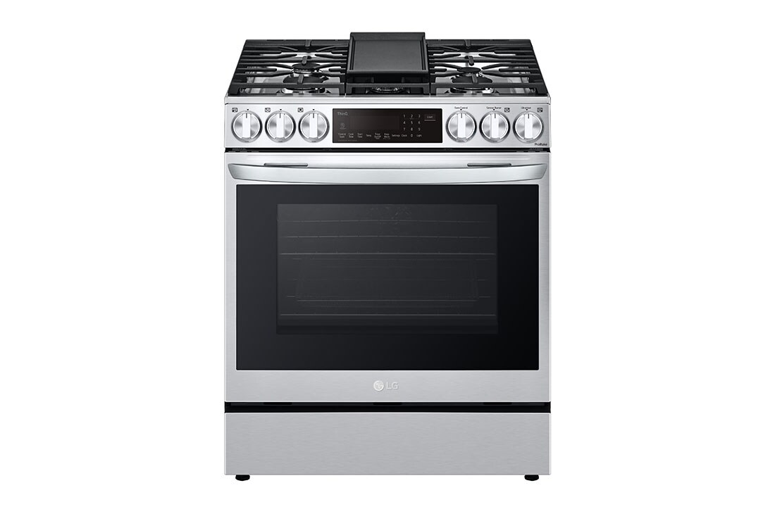 LG Cuisinière au gaz intelligente encastrable de 6,3 pi³ avec Wi-Fi, technologie ProBake Convection<sup>MD</sup>, InstaView<sup>MC</sup> et Air Fry, LSGL6335F