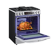 LG Cuisinière au gaz intelligente encastrable de 6,3 pi³ avec Wi-Fi, technologie ProBake Convection<sup>MD</sup>, InstaView<sup>MC</sup> et Air Fry, LSGL6335F
