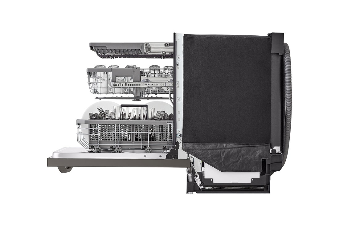 LG Lave-vaisselle intelligent avec lave et sèche en 1 heure, commandes sur le dessus et système QuadWash Pro<sup>MC</sup>, technologie TrueSteam<sup>MD</sup> et technologie Dynamic Dry<sup>MC</sup>, LDTH7972D