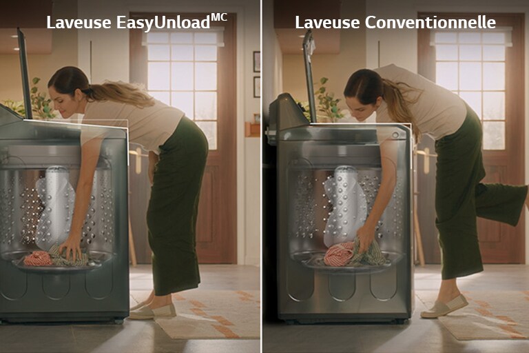 EasyUnload™ - for a more convenient washing experience