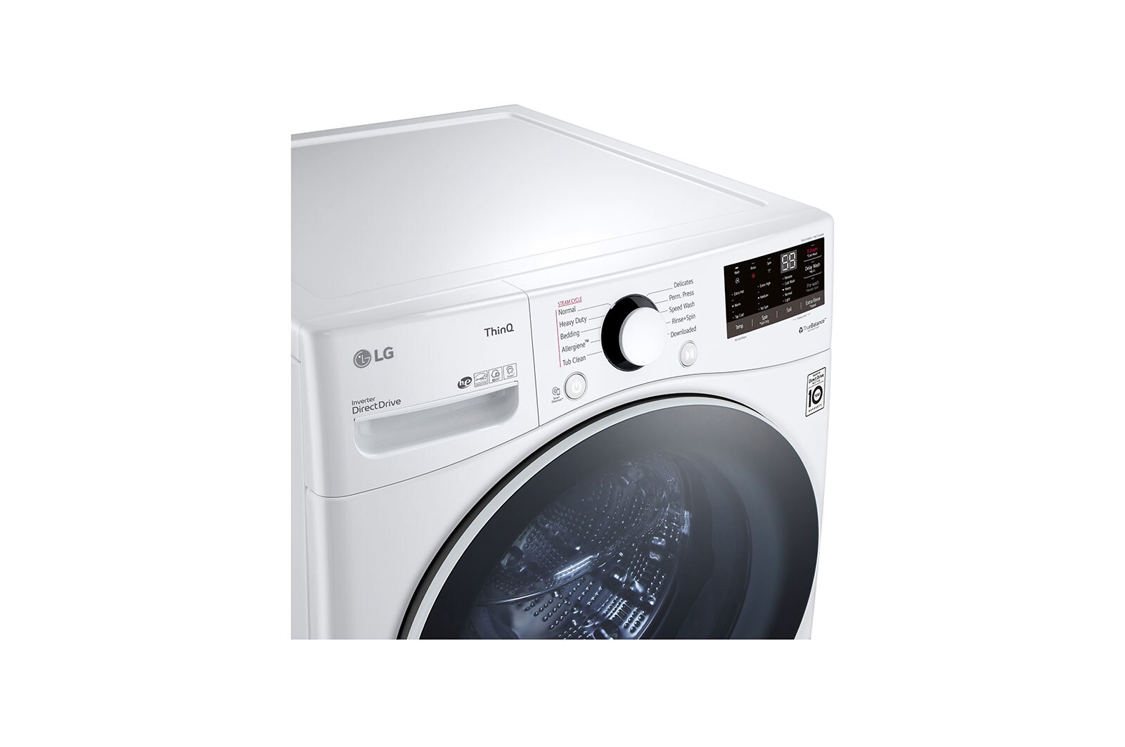 LG Laveuse à chargement frontal à ultra-grande capacité de 5,2 pi3 avec technologie DD<sup>MC</sup> IA, WM3600HWA