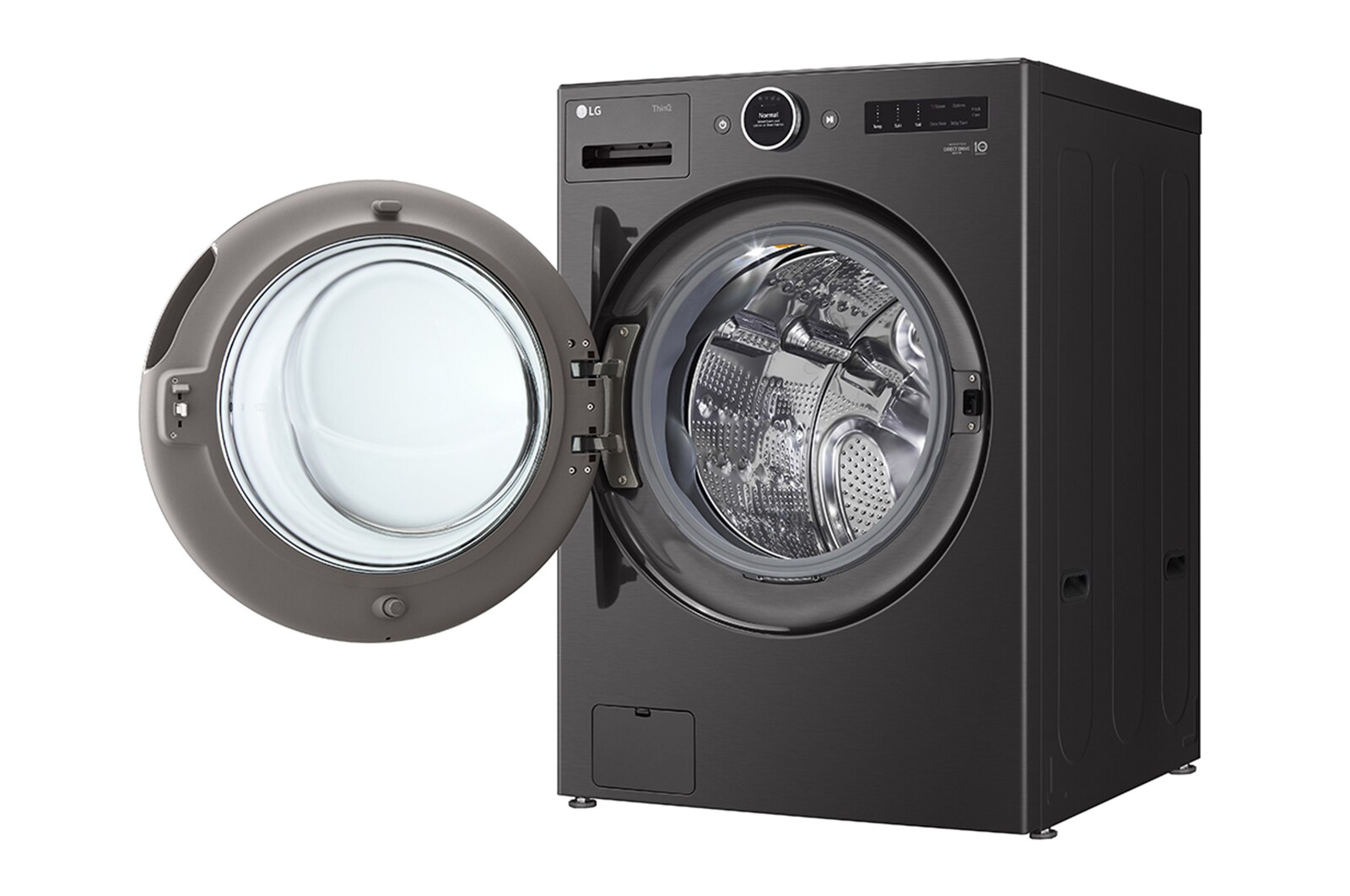 LG Laveuse à chargement frontal de 5,8 pi³ avec technologie DD<sup>MC</sup> AI 2.0 et bouton ACL, WM6700HBA
