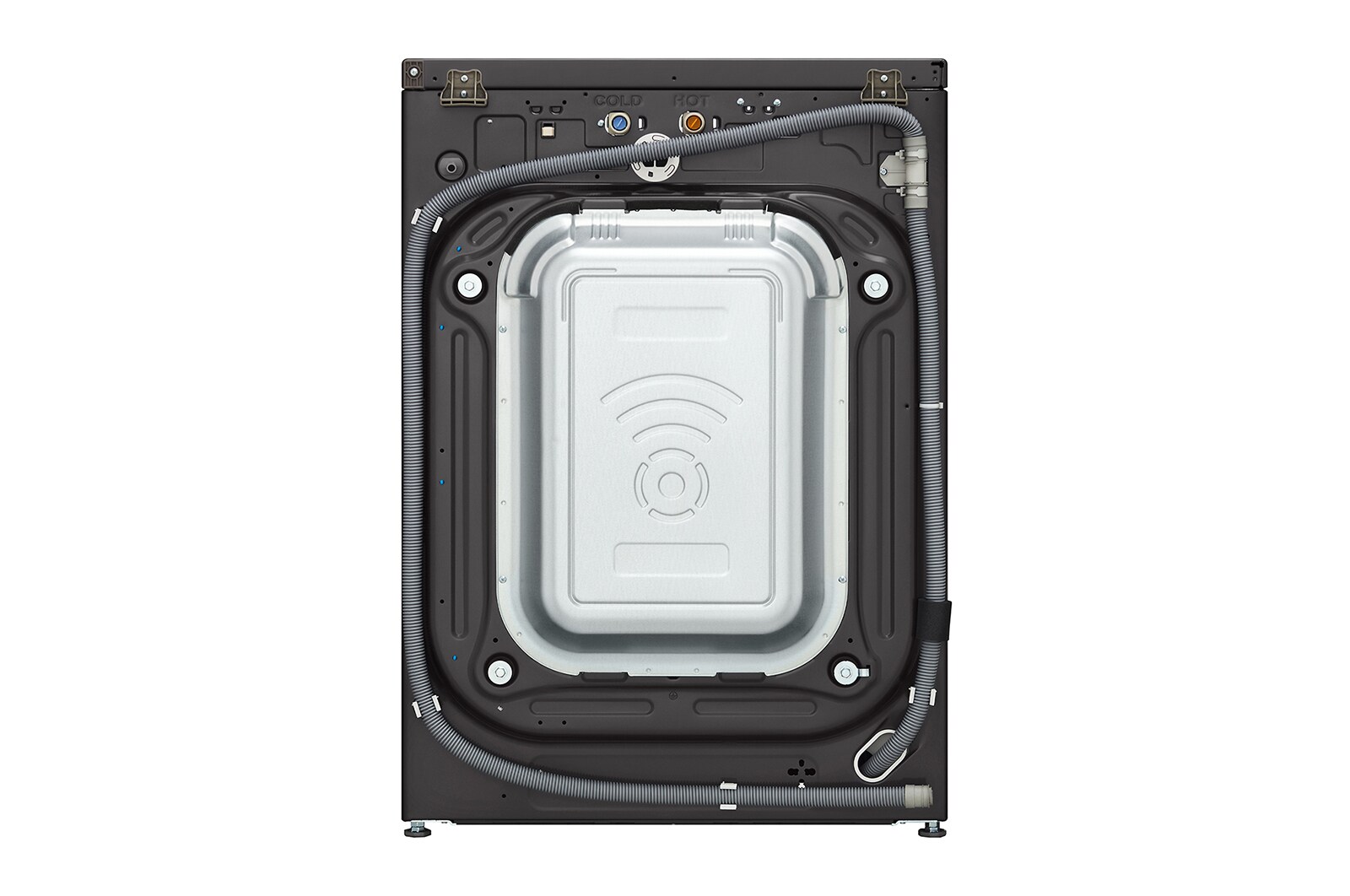 LG Laveuse à chargement frontal de 5,8 pi³ avec technologie DD<sup>MC</sup> AI 2.0 et bouton ACL, WM6700HBA