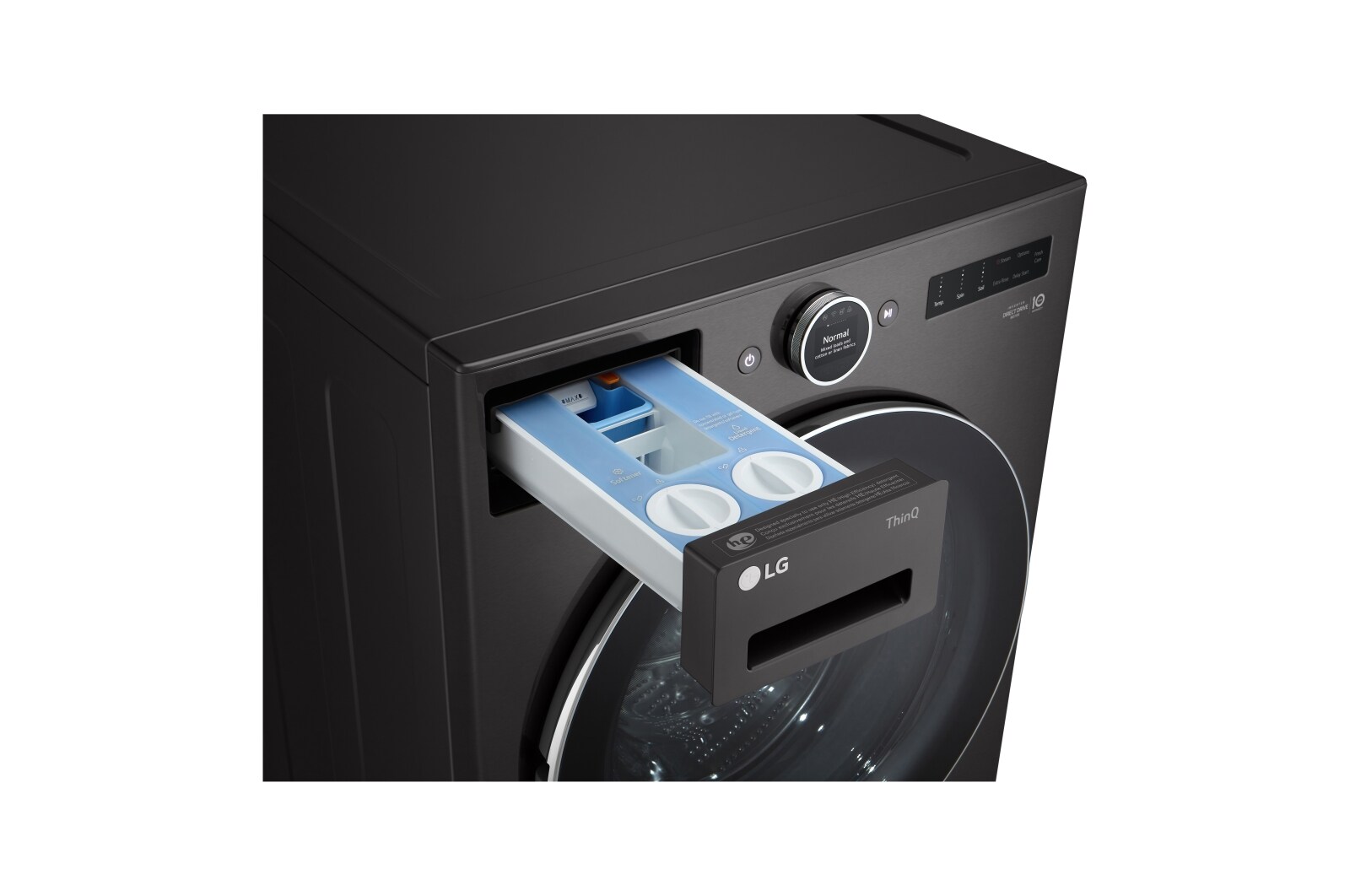 LG Laveuse à chargement frontal de 5,8 pi³ avec technologie DD<sup>MC</sup> AI 2.0 et bouton ACL, WM6700HBA