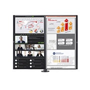 LG Moniteur QHD Ergo Dual de 27 po avec connexion en guirlande, 27QP88D-B2