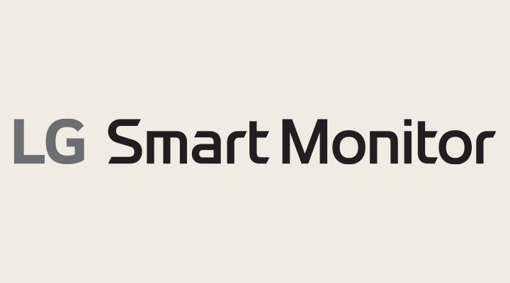 Logo LG Smart Monitor.
